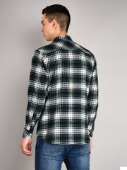 Dark Green Checkered Shirt