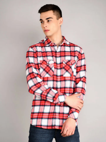 Red & Black Checkered Shirt Tim Paris