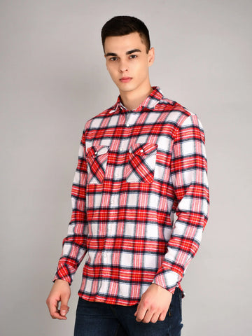 Red & Black Checkered Shirt Tim Paris