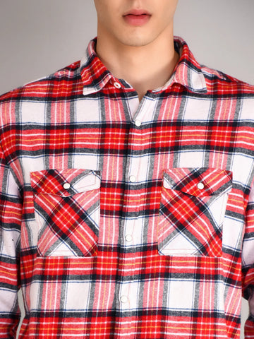 Red & Black Checkered Shirt Tim Paris