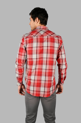 Green-White Checks Checkered Regular Fit Shirt TIM PARIS