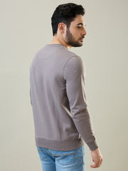 Tim Paris Grey Round Neck Sweatshirt