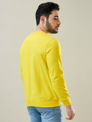 Tim Paris Yellow Round Neck Sweatshirt