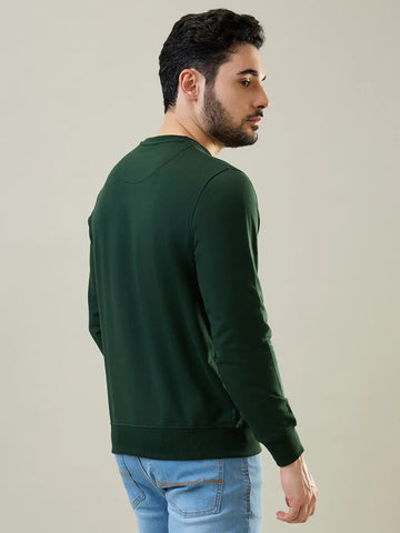Green Moss Kangaroo Pocket Sweatshirt Tim Paris