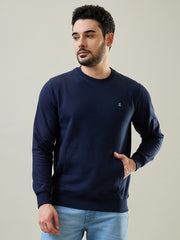 Navy Solid Sweatshirt