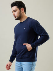 Navy Solid Sweatshirt