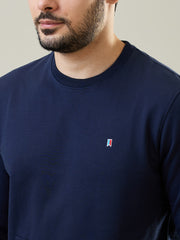 Navy Solid Sweatshirt