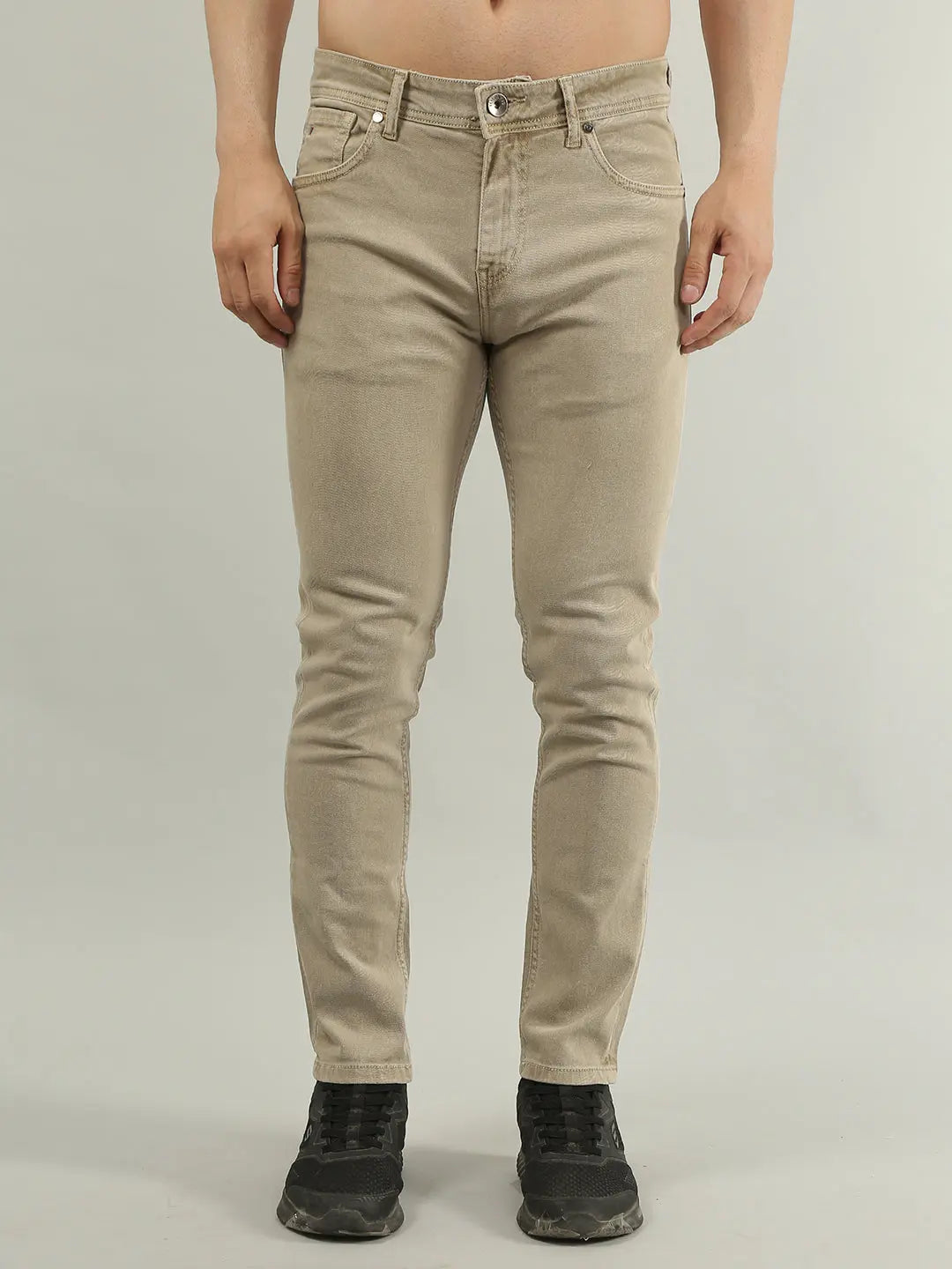 Light Camel Hugo Skinny Jeans TIM PARIS