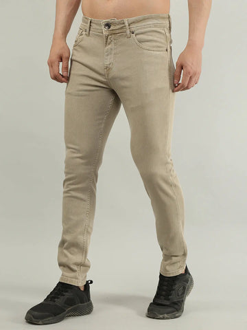 Light Camel Hugo Skinny Jeans TIM PARIS