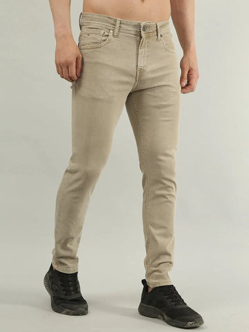 Light Camel Hugo Skinny Jeans TIM PARIS