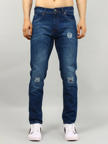 Navy Hugo Skinny Fit Jeans Tim Paris