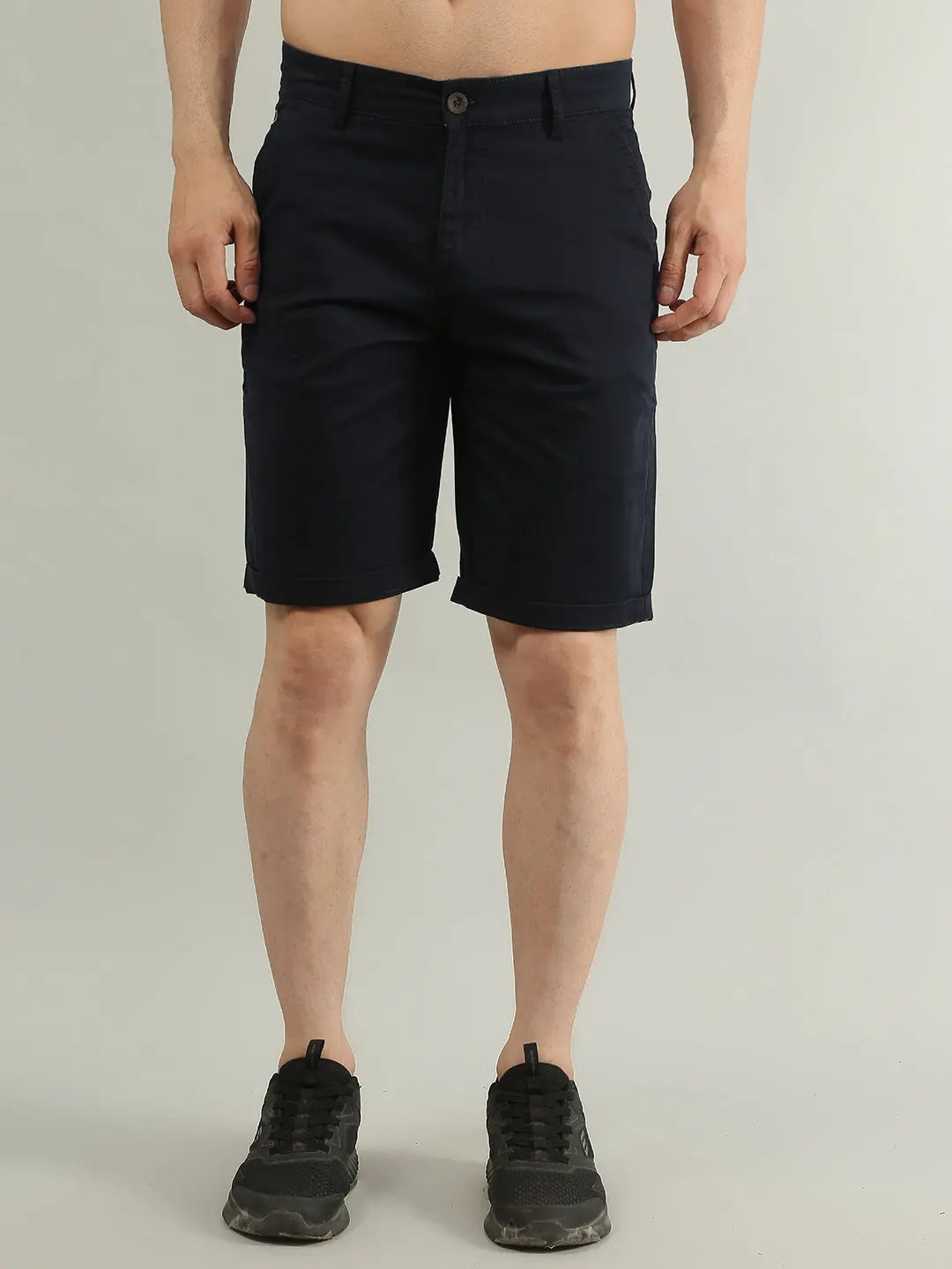 Navy Regular Fit Shorts TIM PARIS