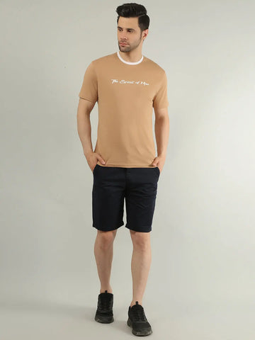 Navy Regular Fit Shorts TIM PARIS