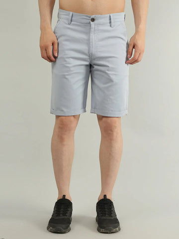 Sky Blue Regular Fit Shorts TIM PARIS