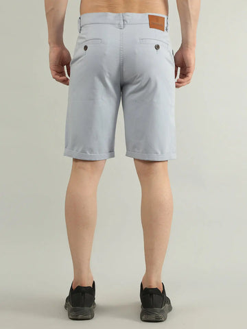 Sky Blue Regular Fit Shorts TIM PARIS