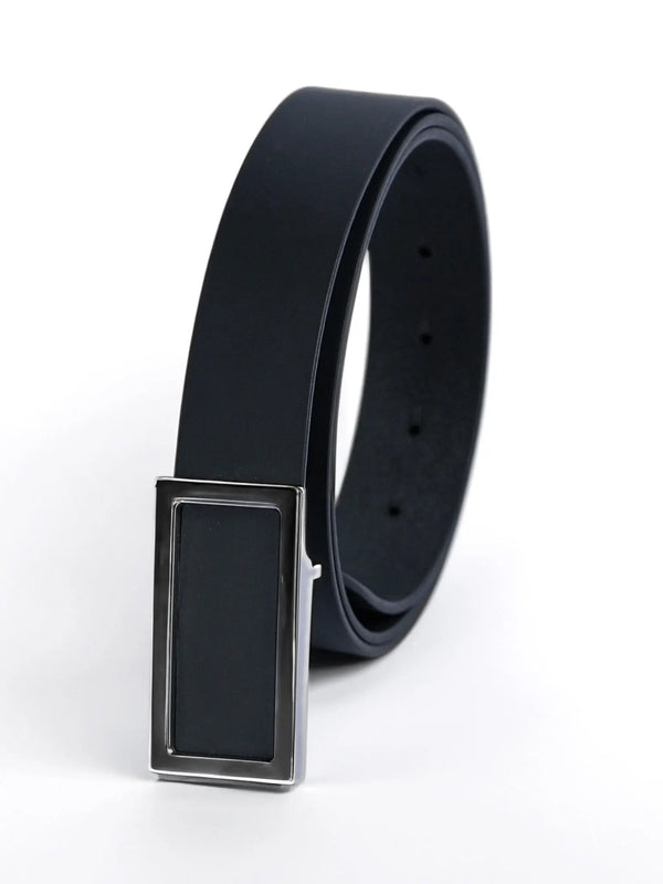 Black Leather Belt Tim Paris