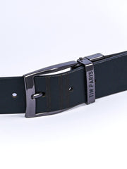 Mens Leather Belt Black