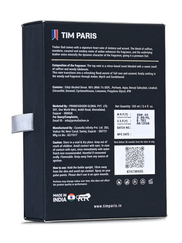 Timber Oud Eau de Perfume Tim Paris