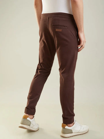 Brown Regular Fit Jogger TIM PARIS