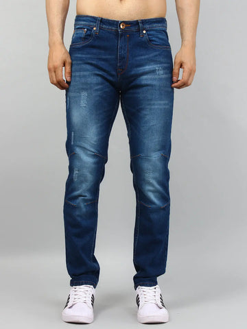 Dark Wash Ferdinand Slim Tapered Fit Jeans Tim Paris