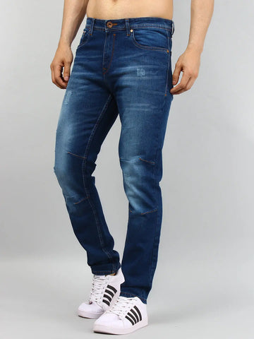 Dark Wash Ferdinand Slim Tapered Fit Jeans Tim Paris