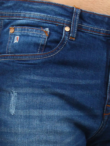 Dark Wash Ferdinand Slim Tapered Fit Jeans Tim Paris
