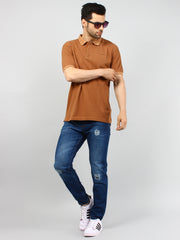 Navy Hugo Skinny Fit Jeans
