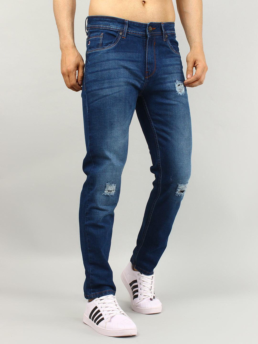 Navy Hugo Skinny Fit Jeans
