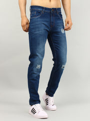 Navy Hugo Skinny Fit Jeans