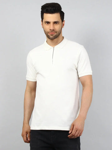 White Polo Tees Tim Paris