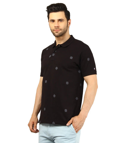 Black Polo Tees Tim Paris