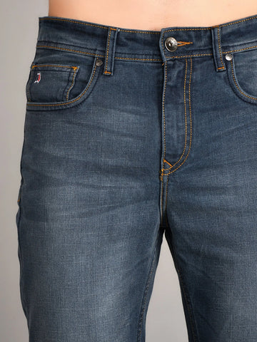 Faded Denim Logan Straight Fit Jeans TIM PARIS
