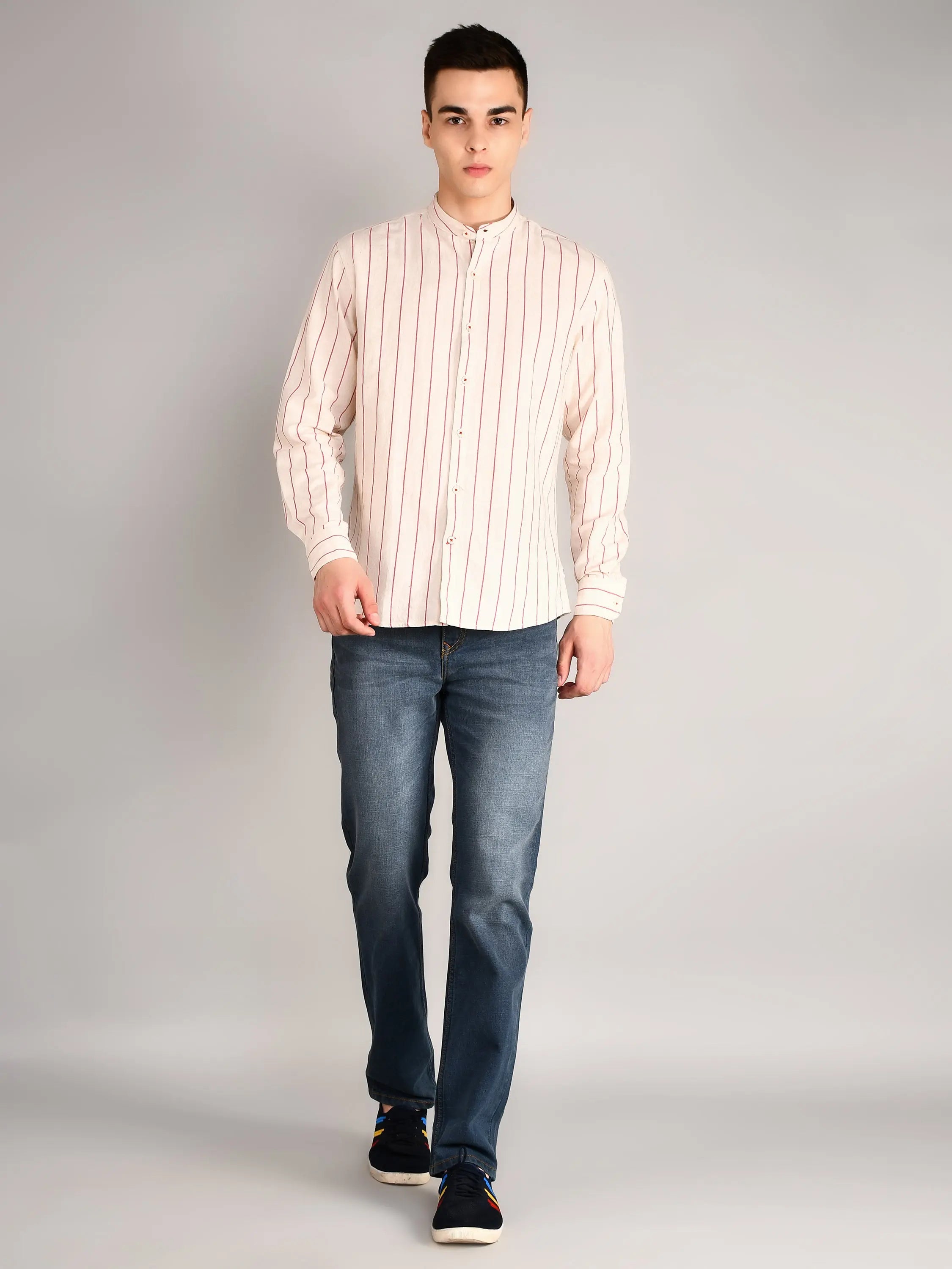 Faded Denim Logan Straight Fit Jeans TIM PARIS