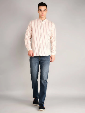 Faded Denim Logan Straight Fit Jeans TIM PARIS