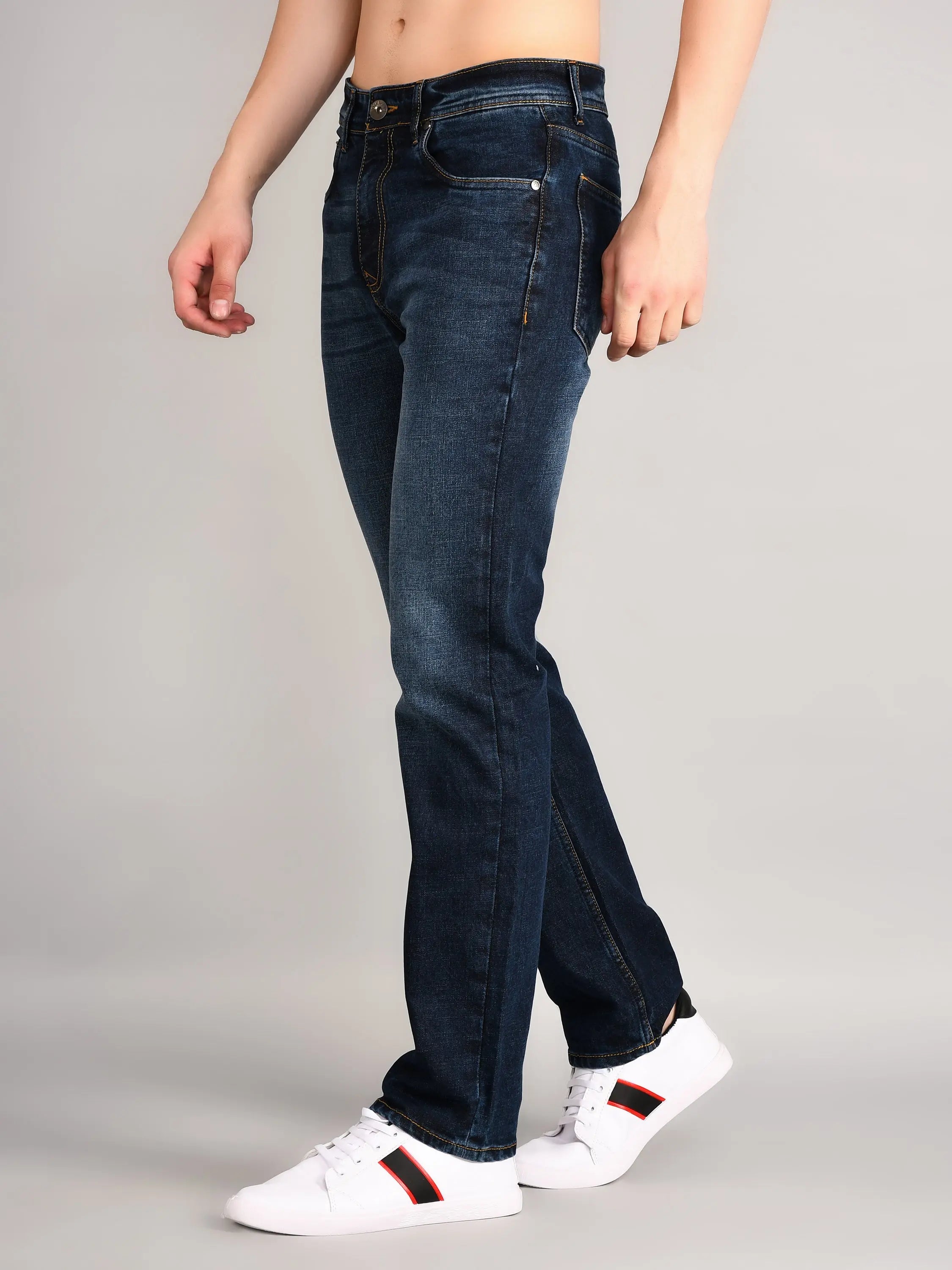 Majolica Blue Logan Straight Fit Jeans TIM PARIS