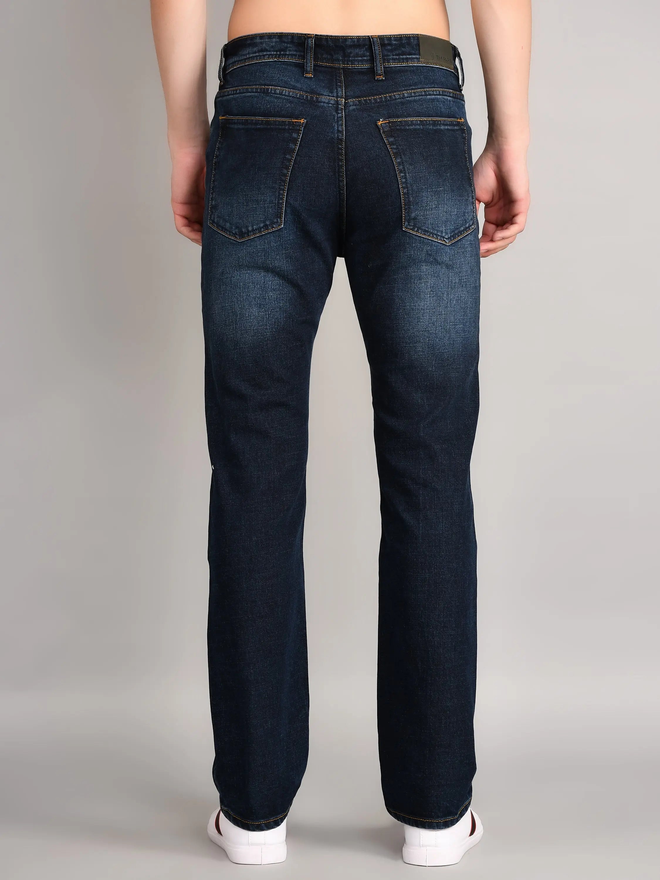 Majolica Blue Logan Straight Fit Jeans TIM PARIS