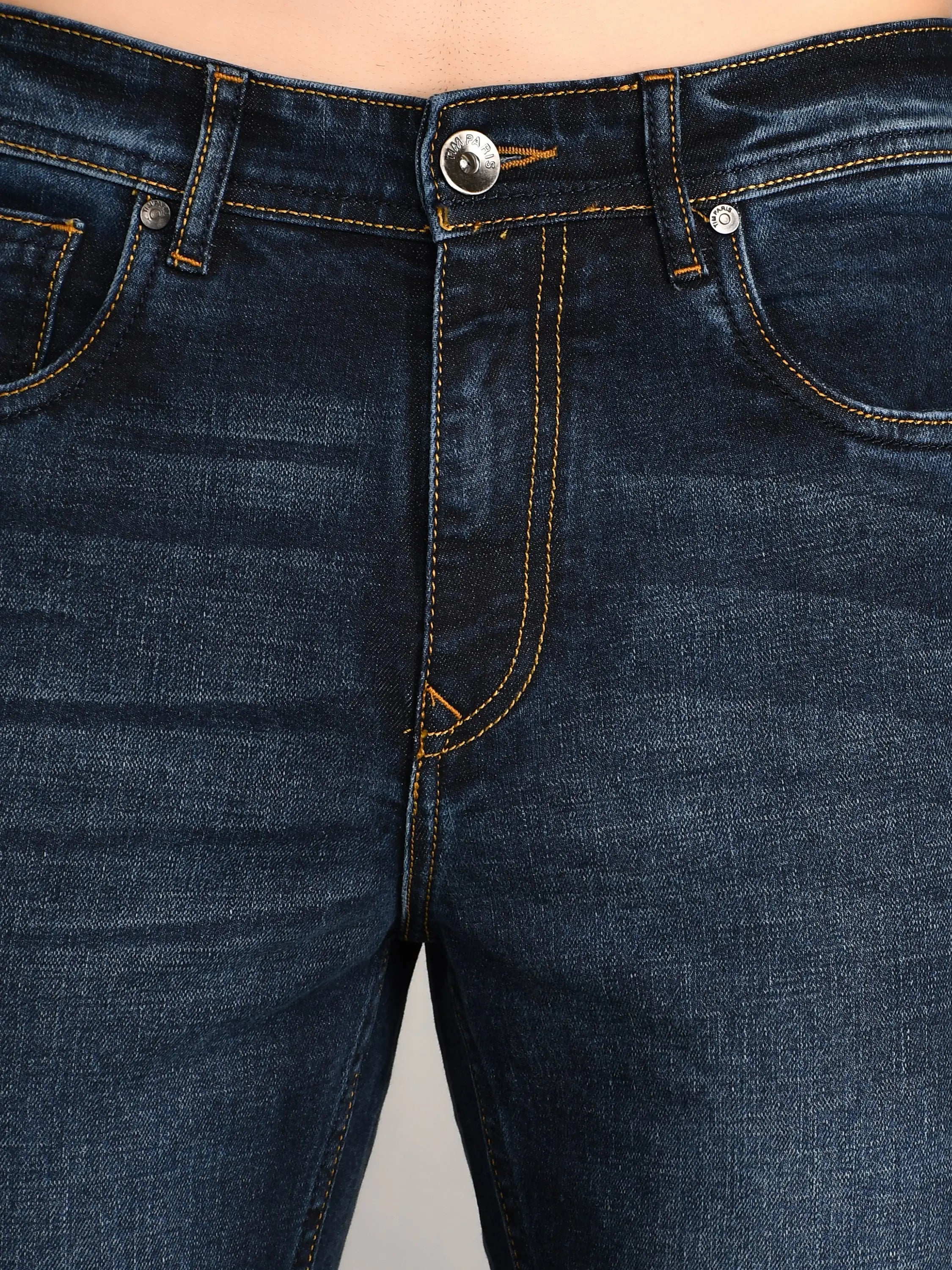 Majolica Blue Logan Straight Fit Jeans TIM PARIS