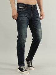 Medium Enzyme Wash Ferdinand Slim Tapered Fit Jeans