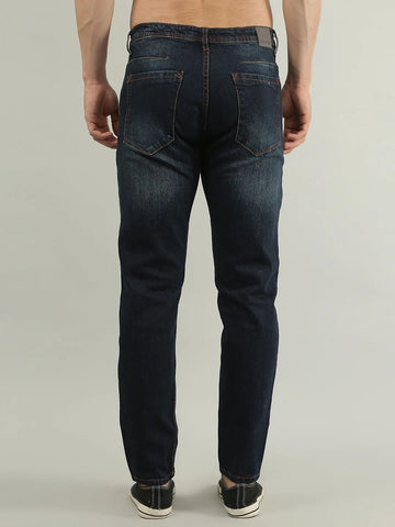 Medium Enzyme Wash Ferdinand Slim Tapered Fit Jeans Tim Paris