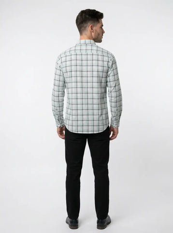 TEAL CHECKS SHIRT Tim Paris