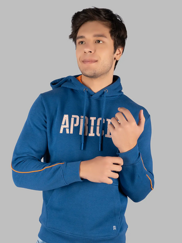 Blue Apricity Printed Hoodie Tim Paris