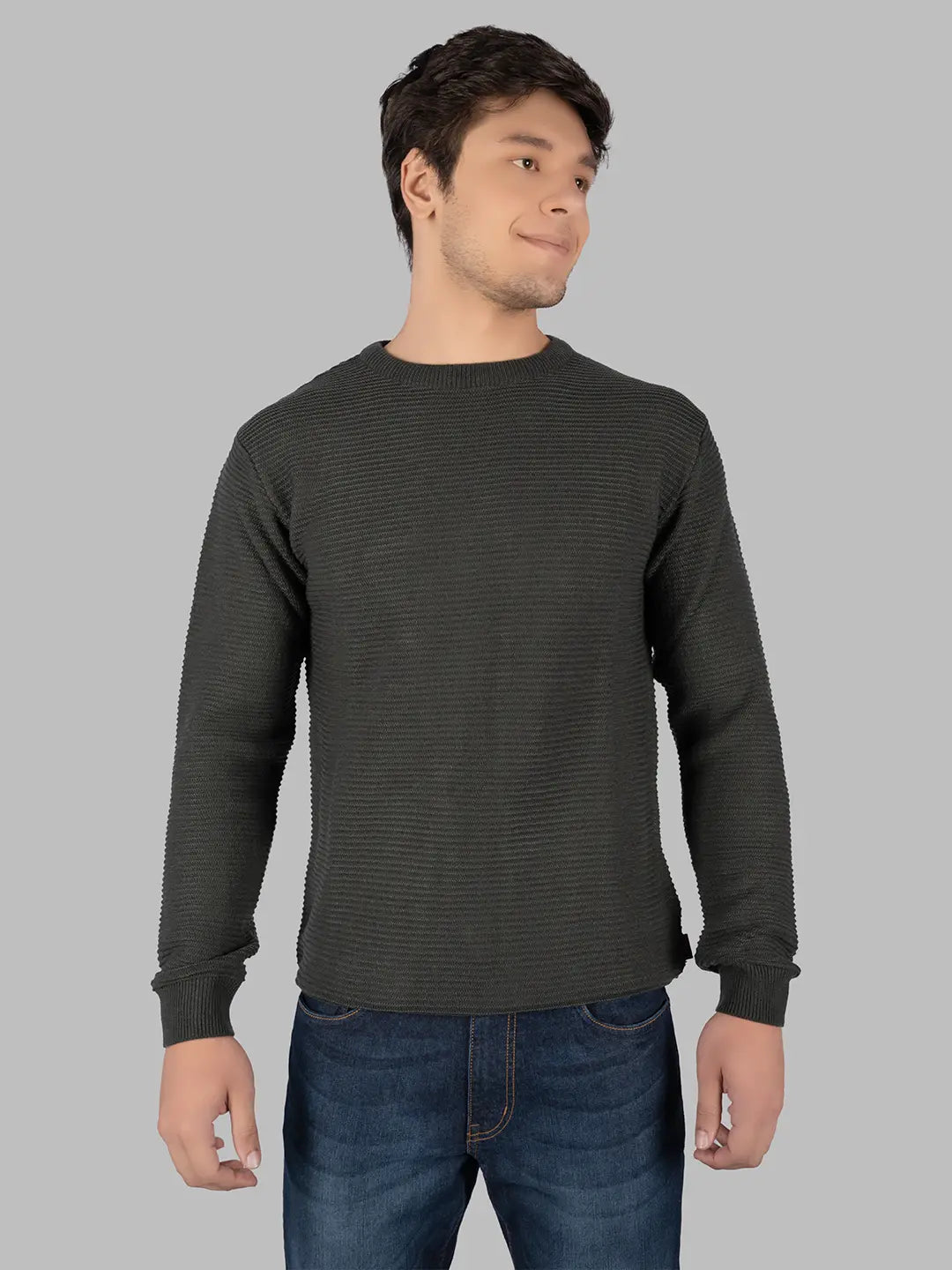Men's Round Neck Pullover for Winterwear Tim Paris