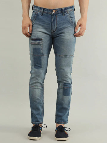 Light Wash Ferdinand Slim Tapered Jeans TIM PARIS