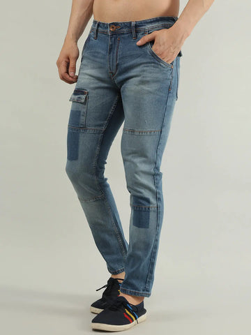 Light Wash Ferdinand Slim Tapered Jeans TIM PARIS