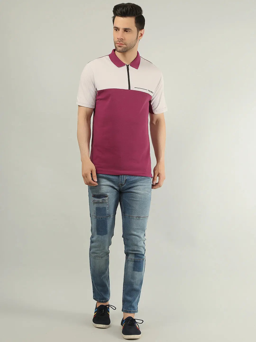Light Wash Ferdinand Slim Tapered Jeans TIM PARIS