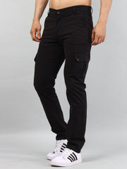 Black Regular Fit Cargo