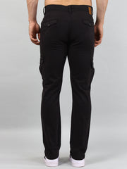 Black Regular Fit Cargo
