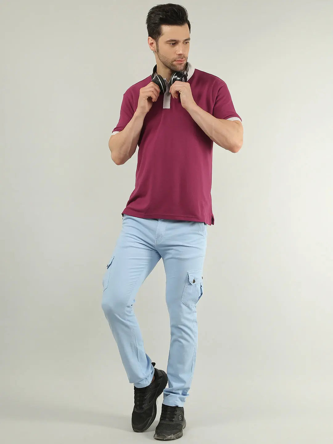 Blue Ashes Regular Fit Cargo TIM PARIS