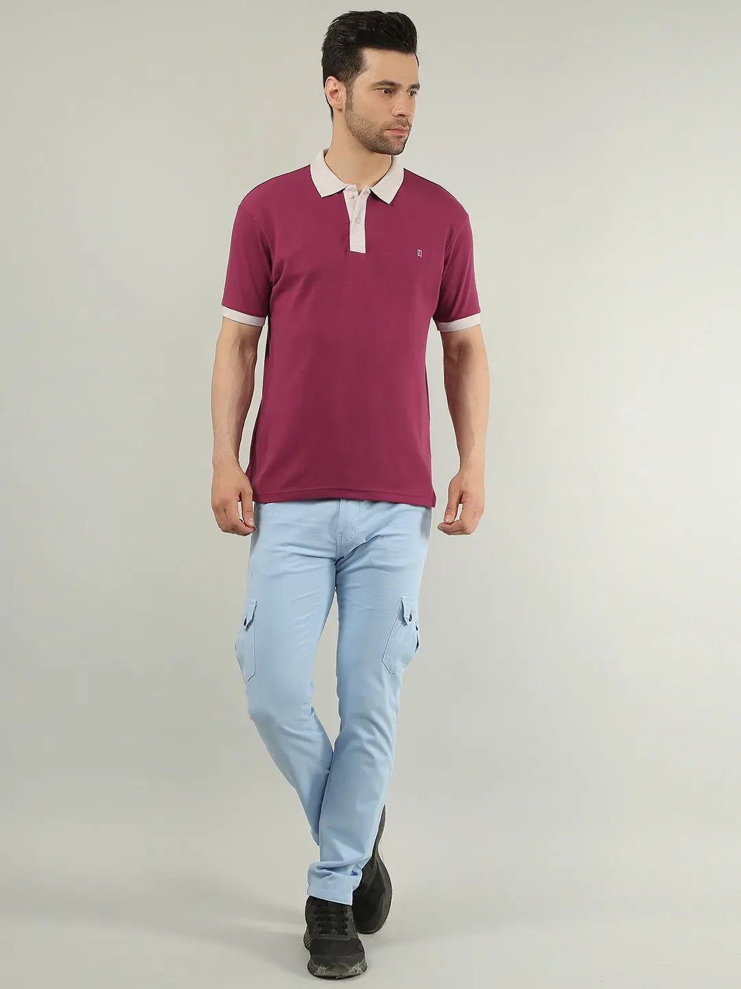 Blue Ashes Regular Fit Cargo TIM PARIS