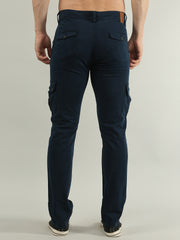 Blue Regular Fit Cargo
